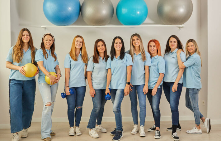 Imagen de equipo de la clínica de fisioterapia Ruth Mancebo.